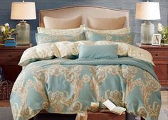 Постельное белье "Cleo" EURO MAX сатин люкс "арт: SLL-592"; 2.0 (размер)