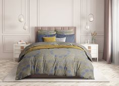 Постельное белье из поплина, Guten Morgen "Dalila"; 2.0 евро простыня наволочки 70 х 70 (р