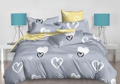 Постельное белье "Cleo" Pure Cotton из поплина "арт: PCM-216"; Семейный (размер)