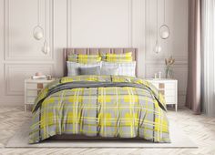 Постельное белье из поплина, Guten Morgen "Long Island"; 2.0 евро простыня наволочки 70 х