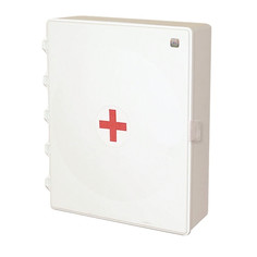 Аптечка первой помощи работникам ФЭСТ (приказ №169н) (пластиковый шкаф) No Brand
