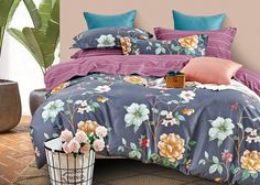 Постельное белье "Cleo" EURO MAX сатин люкс "арт: SLL-609"; 1.5 (размер)