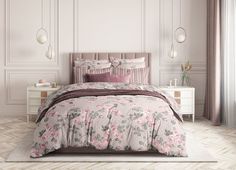 Постельное белье из поплина, Guten Morgen "Valley of Roses"; 2.0 наволочки 50 х 70 (размер