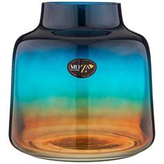 Ваза Muza "Leona blue amber" высота 20 см (380-760) Муза