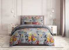 Постельное белье из поплина, Guten Morgen "Artistry"; 2.0 евро простыня наволочки 70 х 70