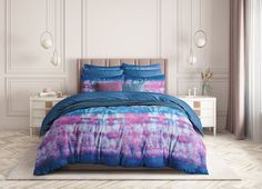 Постельное белье из поплина, Guten Morgen "Northern Lights"; 2.0 евро простыня наволочки 5