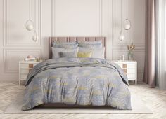 Постельное белье из поплина, Guten Morgen "Tansy"; 2.0 евро простыня наволочки 50 х 70 (ра