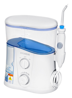 Ирригатор Hyundai H-OI710 цвет:белый и голубой