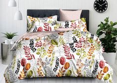 Постельное белье "Cleo" Pure Cotton из поплина "арт: PCM-221"; 2.0 евро простыня (размер)
