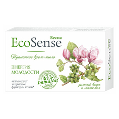 Крем-мыло туалетное Весна Ecosense зеленый кофе-магнолия 90 г