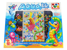 Мозаика для детей Toys Union с аппликацией Водный мир 140 фишек