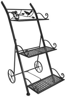 Подставка для цветов Ningde qinyuan Antonio 53 х 38 х 79 см черная