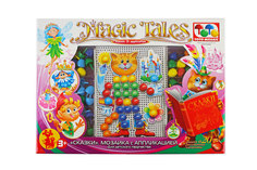 Мозаика для детей Toys Union с аппликацией Сказки 45 фишек