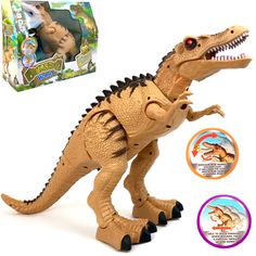 Интерактивная игрушка Dinosaurs Island Toys Спинозавр, ходит, рычит, 42х27х15см, 110673