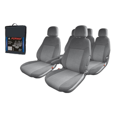 FORMA Комплект комбинированных чехлов модельных, материал - жаккард / экокожа, для KIA Rio