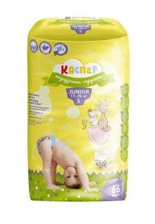 Подгузники-трусики Каспер Junior (11-25 кг) 66 шт Kacper