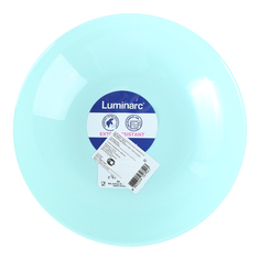 Тарелка суповая Luminarc Diwali Light Turquoise стеклянная бирюзовая 200 мм
