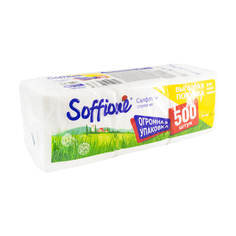 Салфетки бумажные, Soffione, 500 шт. Bon Home
