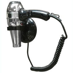 Настенный фен Nofer HOTELline 1800 W черный/матовый (02058.S)