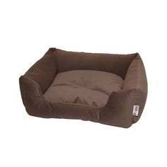 Лежак для животных FOXIE Colour Real 90х80х21см кофейный