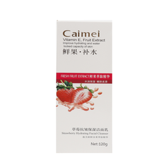 Пенка для умывания Caimei с экстрактом клубники Strawberry 120 г