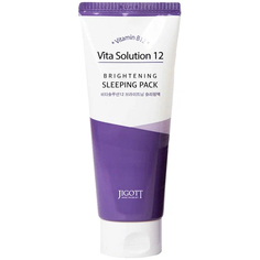 Маска для лица Jigott Vita Solution 12 Brightening Sleeping Pack осветляющая ночная, 180мл