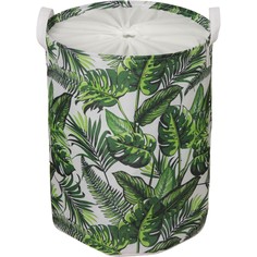 Доляна Корзина для белья "Тропики" 35х45 см, с затяжкой 5470011