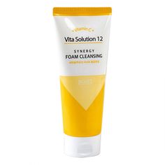 Пенка для лица Jigott Vita Solution 12 Synergy Foam Cleansing очищающая, 180 мл