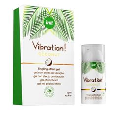 Возбуждающий гель с ароматом кокоса Vibration Coconut 15 мл Intt
