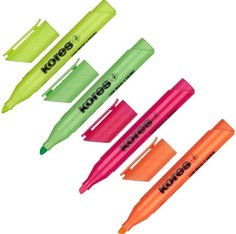 Набор текстовыделителей Kores (1-5 мм 4 штуки), 479017 Korres