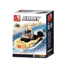 Конструктор Sluban Армия Катер 73 детали