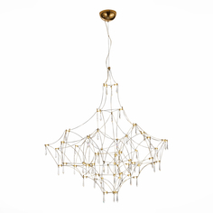 Подвесная люстра светодиодная золото ST Luce Gravetta SL797.203.114