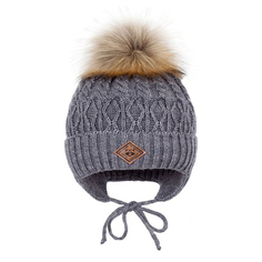 Шапка детская Чудо-кроха, серый, р. 48