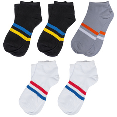 Носки детские ХОХ 5-SPD-16 цв. черный; белый; серый р. 20-22