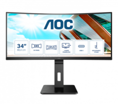 Монитор AOC black (CU34P2C)