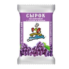 Сырок Кубанский молочник обезжиренный, с сахаром и изюмом, 100 г