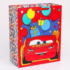 Disney ламинированный, вертикальный, "С Днем рождения", Тачки, 40х49х19 см