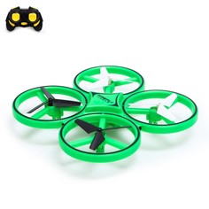 КНР Drone, подсветка, работает от аккумулятора, зеленый