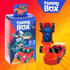 ZABIAKA Funny Box, карточка, фигурка, лист наклеек
