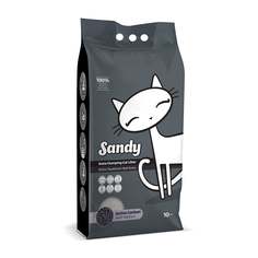 Наполнитель Sandy Active Carbon с активированным углем для кошачьего туалета (10кг) Candy
