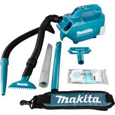Пылесос Makita аккумулятор 18В, Li-ion, 1400л\м, 5.4 кПа,0.33\0.5л,1.8-2.2 кг., 3-x скорос