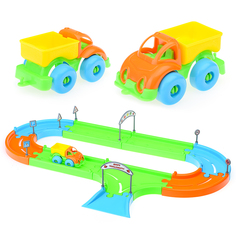 Игровой набор Автотрек 1,4 м с машинкой Knopa