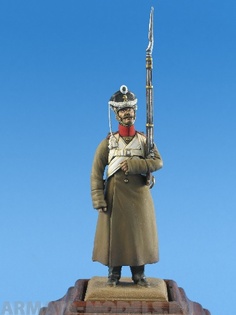 CMOS-54002. Мушкетер пехотных полков, Россия 1812-15 гг. 54 мм. Материал - смола. Chronos Miniatures