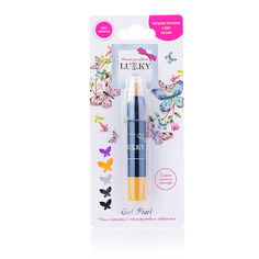 Тени карандаш Girl Pearl c перламутровым эффектом, цвет золотой, 3, 5 гр, блистер 1toy