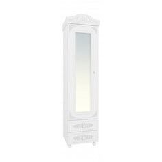 Платяной шкаф Компасс-мебель Ассоль АС-01 KOM_AC01_3 53,2x40x206, белое дерево