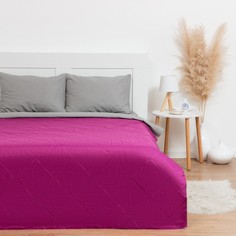 Покрывало LoveLife Евро 200х210±5 см, цвет сиреневый, микрофайбер, 100% п/э No Brand