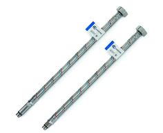 AQUALINE подводка гибкая для смесителя со стальной гайкой 60см 1/2" (пара)