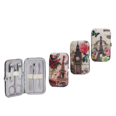 Набор маникюрный «Пейзаж», 6 предметов, в футляре, рисунок МИКС Queen Fair