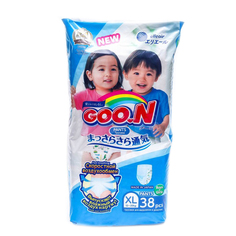Подгузники-трусики для мальчиков и девочек GOO.N, размер XL, 12-20 кг, 38 шт. Goon