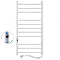 Полотенцесушитель электрический Navin Classic квадро Digital 1000х500 (Белый / Справа) No Brand